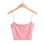 Zingj New INS Short Slim U-Collar Double Belt Suspender Tight Sexy Elastic Blouse
