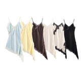 Women's Explosive Fashion Leisure Vacation Lace Asymmetric Sling