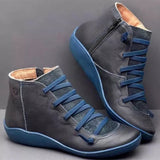 Boots Autumn And Winter New Women's Boots Large Size British Martin Boots Leisure Short