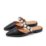 Flat-soled Slippers Female Summer 2019 New Style Slippers Female Retro-style Slippers with Rough heels and Low