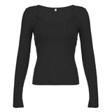 Sense Two Sets With Vest Pit Strip Long Sleeve Hoodie Niche Hottie Casual Casual Pure Color Loose