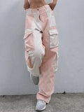 Patchwork Corduroy Cargo Pants- Outfit