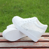 New Fashion Breathable Small White Shoes Women's High Women's Casual Shoes Loose Shoes Spring And Summer Single Shoes
