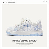 Shoes Destroy The Aesthetics Of New Chinese Small White Shoes Bread Shoes Trend Low-Tide Shoes Men's And Women's Same Board Shoes Men's Shoes Men's
