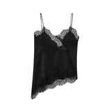 Women's Clothing 2025 Autumn 2025 New Sexy Wind Thin Lace Splicing Decorative Sling Hoist