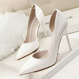 Shoes Patent Leather Heels 2022 Fashion Woman Pumps Stiletto Women Shoes Sexy Party Shoes Women High Heels 12