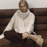 Lazy Wind Loose Long Open Shirt Plus Short Skirt Suit Women's Sling Vest Trousers Three-Piece