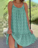Summer 2025 New Wish Garden Wind Smashed Flower Sleeveless Sleeves With Vest