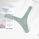 Water Drill English Letter Loose With Sexy Trousers T Trousers Comfortable Ice Silk Thongs Ladies