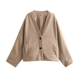 Women's Coat ZA Autumn And Winter New Hair And Suit Spring