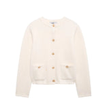Autumn New Knitted Jersey Women's Round Collar Solid Color Loose Set