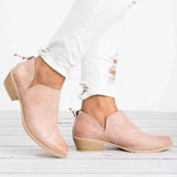 Size Wish New Casual Women's Shoes After Zipper Short Barrel Martin