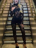 Women's Fashion Sexy Night Club Net Yarn Lace Hollow Perspective Pantyhose Women