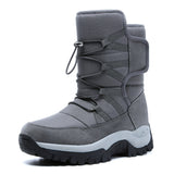 New Large Snow Boots Men And Women Plus Thick Cotton Shoes Outdoor Shoes Anti-Slip Warm Boots