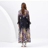 And Autumn Women's Printed Femininity Shirt Blouse Flowers Half-Dressed Two Sets Of Belly Shaded