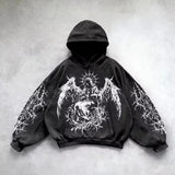 Wash Hooded Hoodie Hoodie Winter High Street Men And Women With The Same Shirt