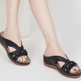 Retro Flower Slope And Cool Slippers 2025 New Leisure Beach Fish Mouth Cold