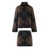 New Fashion Temperament Female High-Necked Loose Knitted Sweater