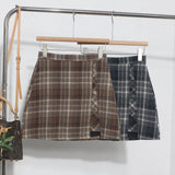 Large Number Of Hairy Skirt Women Autumn And Winter Tlings Irregular High-Waisted A Short Skirt