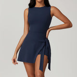 Tank Wrap Skort Tennis Dress- Outfit