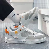 Spring And Summer New Leather Low-Top Shoes Hongfeng Trend Student Board Men's Shoes Korean Version Of Sports Casual