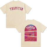 New Harajuku Style T-Shirt Trapstar Cotton Short-Sleeved Fashion Shirt Round-Neck T-Shirt