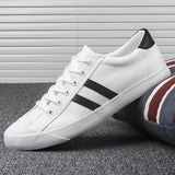 Autumn Canvas Shoes Men's Small White Shoes Low Help Flat-Soled Cloth Shoes Korean Version Of The Trend Of Men's Shoes Men's