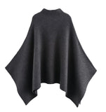 Women's Explosive Fashion Casual Asymmetric Knitted Cloak