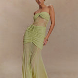 Summer New Sleeveless Braid Dress Sexy Boobs Folded Empty Bodydress Dress