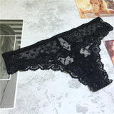 Lace Lady T-Shirt Lace Trousers Heart-Shaped Love Hanging Cotton Crotch Trousers Low-Waisted