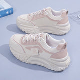 Old Dad Shoes Women 2025 New Four-Season Coloring Students To Increase High Shoes Korean Version Of Pine Cake Running Casual