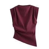 Women's New Fashion Folding Decorative Shoulderless