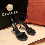 New Summer Net Red High Heels With Sexy 12Cm Fine And Silver Waterproof Table Sandals
