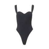 Zingj Summer New Women's Sexy Hot Girl Knit Thread Wrapped Chest Sling One-Piece