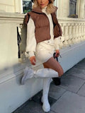 Sleeveless Cropped Puffer Jacket- Outfit