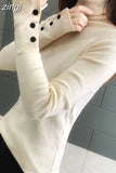 Sweater Women Slim Pullover 2023 New Autumn Winter Korean Fashion Sweaters Jumper Female Clothing Basic Knitwear