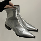 Martin Boots Short Boots Women's Autumn And Winter With Women's Boots Fashion Coarse And Thin Boots Small Design High