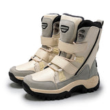 New Fashion Snow Boots Women's Cylinder Plus Velvet Thick To Keep Warm Northeast Large-Size Outdoor Skiing Fashion Cotton