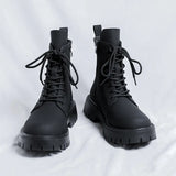 New Black High-Headed Men's Thick Tens