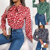 Wind Shooting 2025 Spring And Summer Temperament With Lantern Sleeve Chiffon Shirt Women's