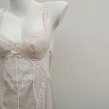 Lace Sexy Pajamas Women Spring And Autumn 2025 New Summer Pure Wind Ice Ribbon Breast Pad Sling