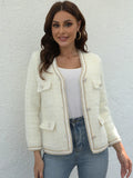 Light Luxury Sweater Cardigan Girl Knitted Cardigan Thick Soft Imitation Marina