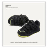 Shoes Destruction Series Street Small Black Shoes Men And Women The Same Couple Shoes Bread Shoes Fashion Shoes Men's