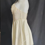 Pyjamas French Girl Skating Silk Splicing Lace Sling Pyjamas Pyjamas Ambiance Pyjamas