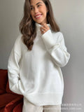 And Winter Pure Color Turtleneck Sweater Hot Selling Burst Comfortable Loose Basic Jacket Sweater