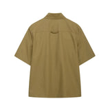 For Women's INS Explosive Pocket Shirt + Folding Shorts