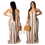 Zingj New Women's Casual Loose Print Cotton Slip