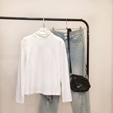 Sleeve T-shirts Women 4XL All-match Ulzzang Simple Teens Top Tees Harajuku Stylish Soft Fashion Clothing Elegant