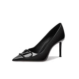 High Heels Women 2025 Autumn And Winter New French Pointed Niche Design Sexy Nude Color Bag Head Single Shoes