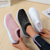 Spring And Autumn New Fashion Leisure Water Drilling Flying Women's Sports Style Casual Women's Single